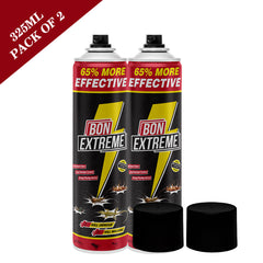 Bon extreme Pack of 2 Insect Killer Spray 325 ml  Fast-acting and effective against mosquitoes, flies, cockroaches, and more. Perfect for home use to ensure long-lasting protection.