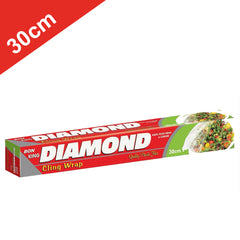 Bon Diamond Cling Wrap 30cm x 21 Meters – Premium Stretchable Food Wrap for Freshness & Storage.